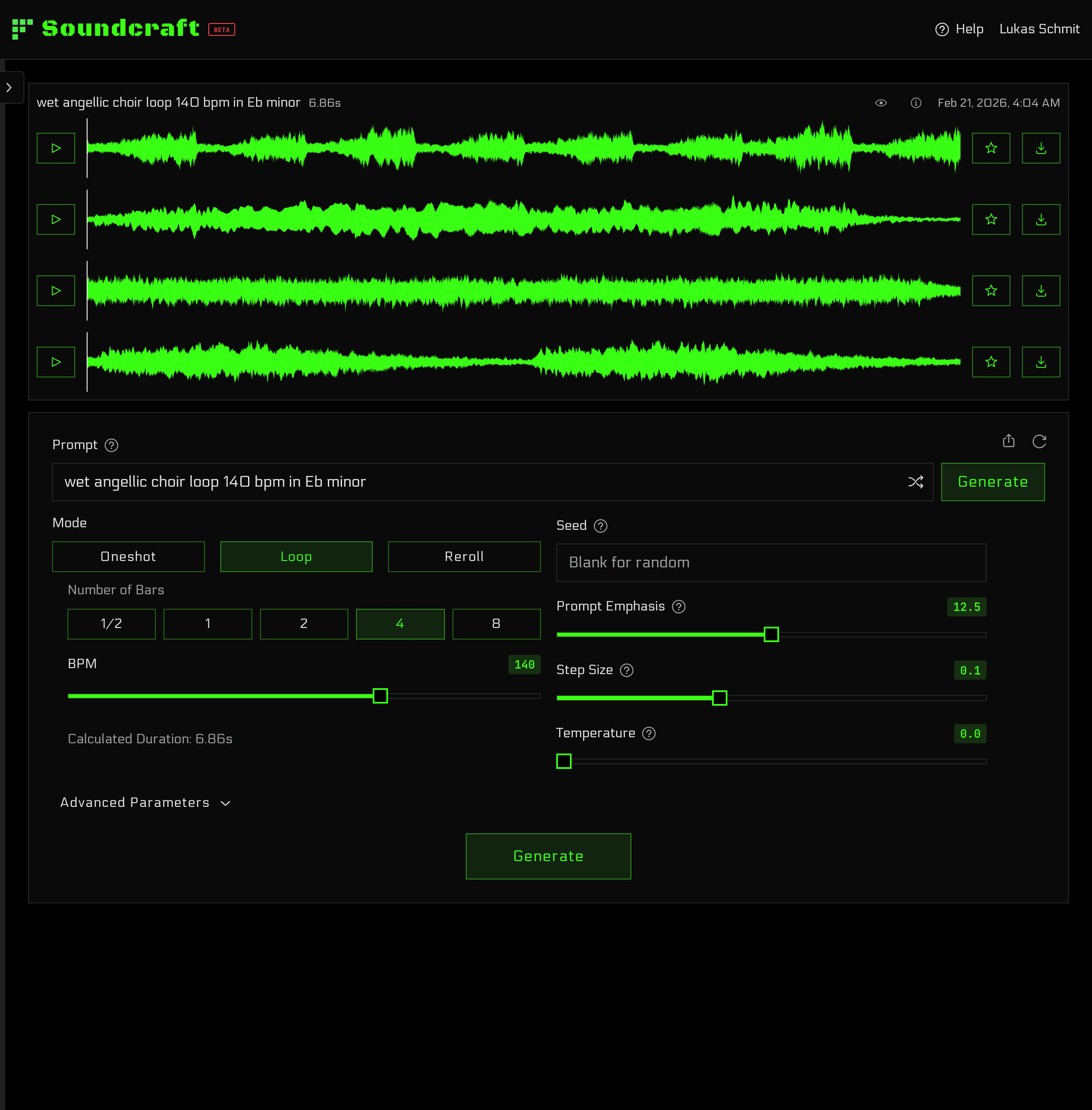 Generating a lo-fi drum loop